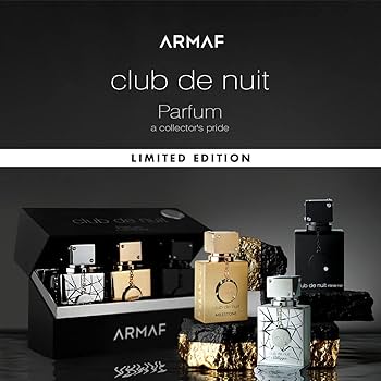 Armaf Gift Set: Club de Nuit Intense Man 30ml EDT + Club de Nuit Milestone 30ml EDP + Club de Nuit Silage 30ml EDP - A Collector's Pride. Experience the allure of this exhilarating fragrance by Armaf, a majestic blend of captivating scents in an Eau