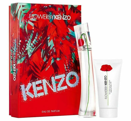 Kenzo Flower 50ml Eau De Parfum gift set for women.