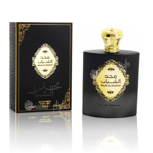 A unisex bottle of Ard Al Zaafaran Majd Al Shabab 100ml Eau de Parfum.