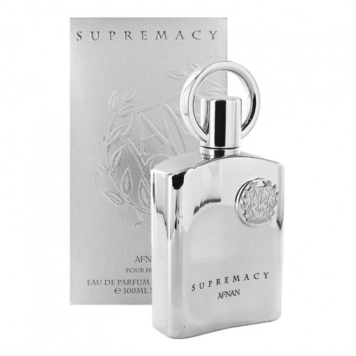 Afnan Supremacy Silver 100ml Eau De Parfum, available at Rio Perfumes.