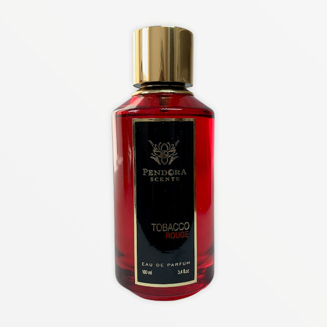 Load image into Gallery viewer, A bottle of Pendora Tobacco Rouge 100ml Eau de Parfum by Pendora on a white background.
