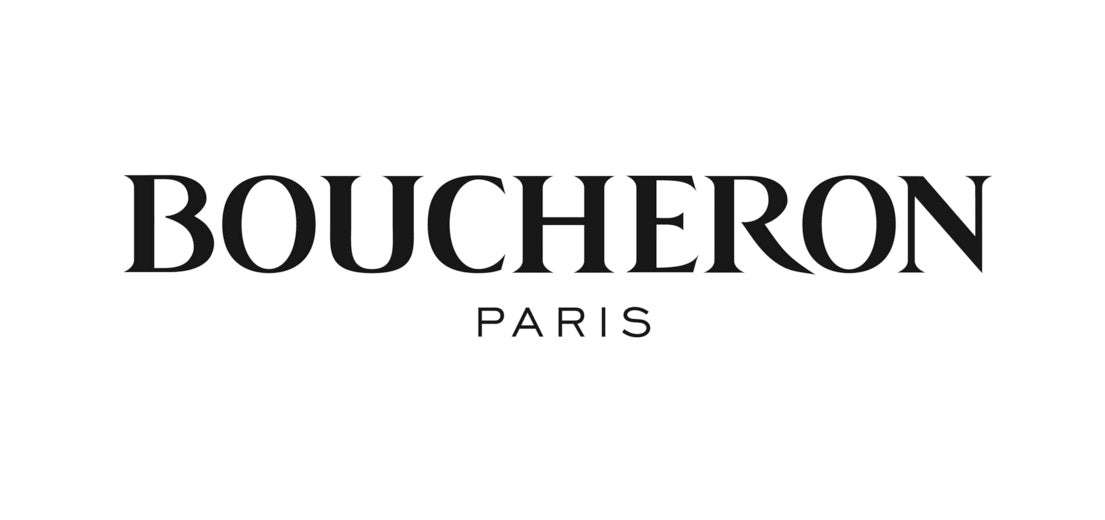 Boucheron Paris logo with "BOUCHERON" in bold uppercase letters and "PARIS" in smaller, spaced uppercase letters below.