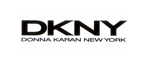 The DKNY logo in bold black letters with "Donna Karan New York" written underneath in smaller font.