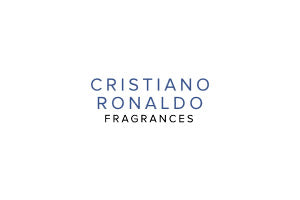 The image shows the text "CRISTIANO RONALDO FRAGRANCES" centered on a plain white background.