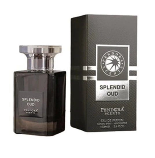 A bottle of PENDORA Pendora Splendid Oud 100ml Eau De Parfum cologne.