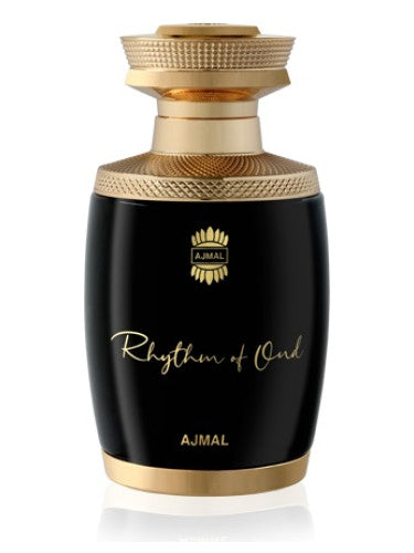 A captivating fragrance that appeals to both men and women, the Rio Perfumes Ajmal Rhythm of Oud 75ml Eau De Parfum is bottled in a shimmering gold container.