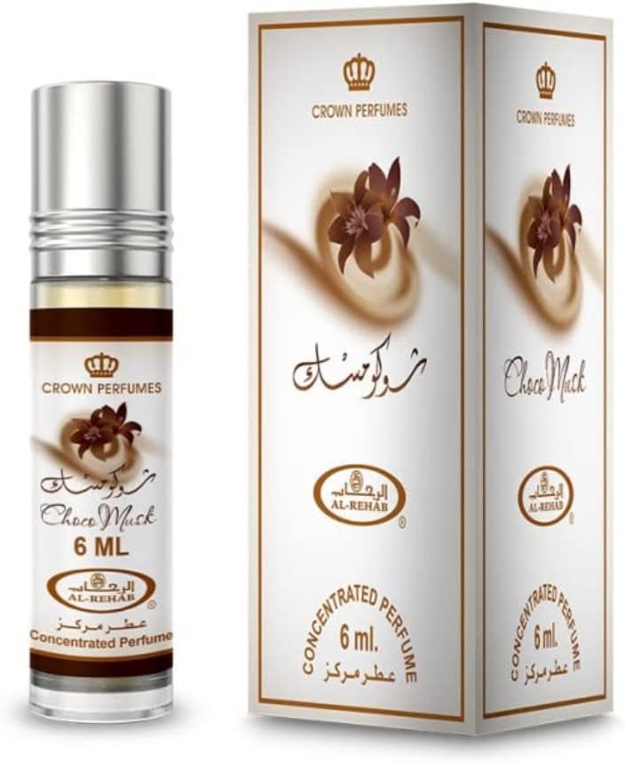 Crown Perfumes Choco Musk Concentrated 6ml Perfume oil Rio Perfumes