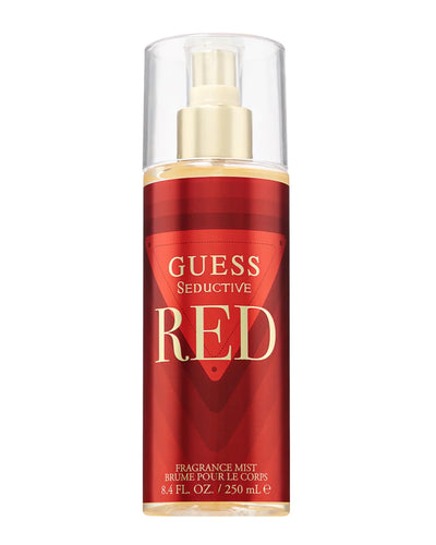 Discover the captivating Elizabeth Arden Guess Seductive Red fragrance mist, available in a generous 250ml size. Unveil the alluring scent of this subdued red eau de toilette.