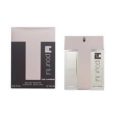 A bottle of Ted Lapidus Pour Lui 100ml EDT (unboxed), a classic men's fragrance by Ted Lapidus, is displayed against a white background.