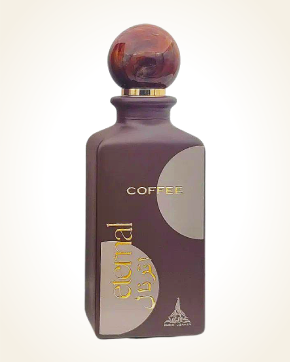 A bottle of Paris Corner Eternal Coffee 85ml Eau de Parfum with an amber-colored cap for Men & Women.