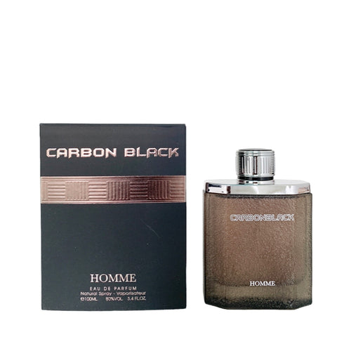 Fragrance World Carbon Black 100ml Eau De Parfum, a tobacco-scented fragrance for men.