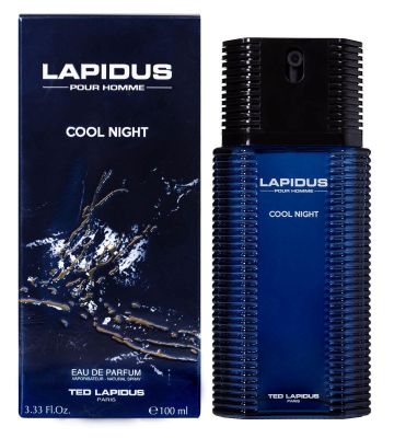 Lapidus Pour Homme Cool Night 100ml Eau De Parfum by Ted Lapidus for men is a refreshing fragrance available in a 100ml bottle.