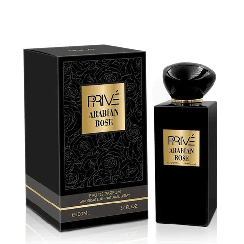 Fragrance: Prive Arabian Rose Eau De Parfum is available in a 100ml bottle.