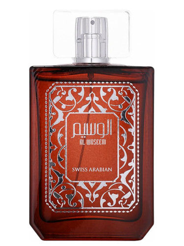 A bottle of Swiss Arabian Al Waseem 100ml Eau De Parfum for men.