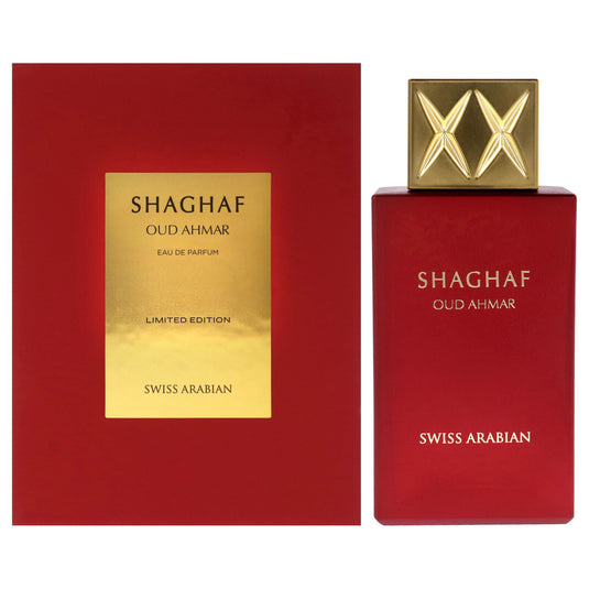 Swiss Arabian Oud Ahmar Eau De Parfum is a 75 ml fragrance that captures the essence of Swiss Samuel Shahaf.