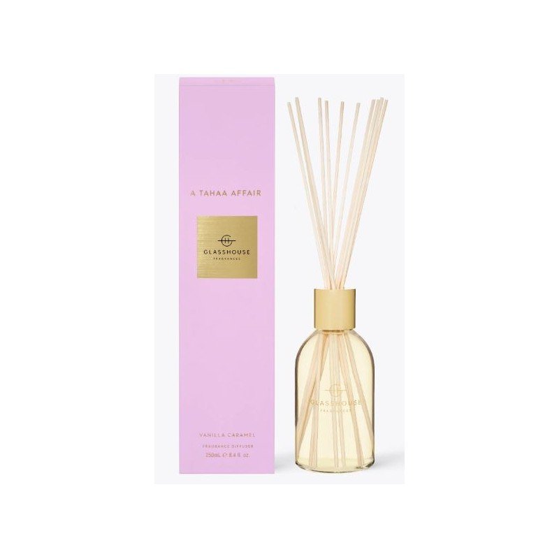 A Tahaa Affair Glasshouse 250ml Diffuser - Rio Perfumes