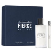 The Abercrombie & Fitch Fierce 100ml EDC Gift Set comes in a striking blue box and includes a 100ml Eau De Cologne spray bottle alongside a convenient 10ml travel spray—an iconic men’s fragrance by Abercrombie & Fitch that embodies confidence and sophistication.