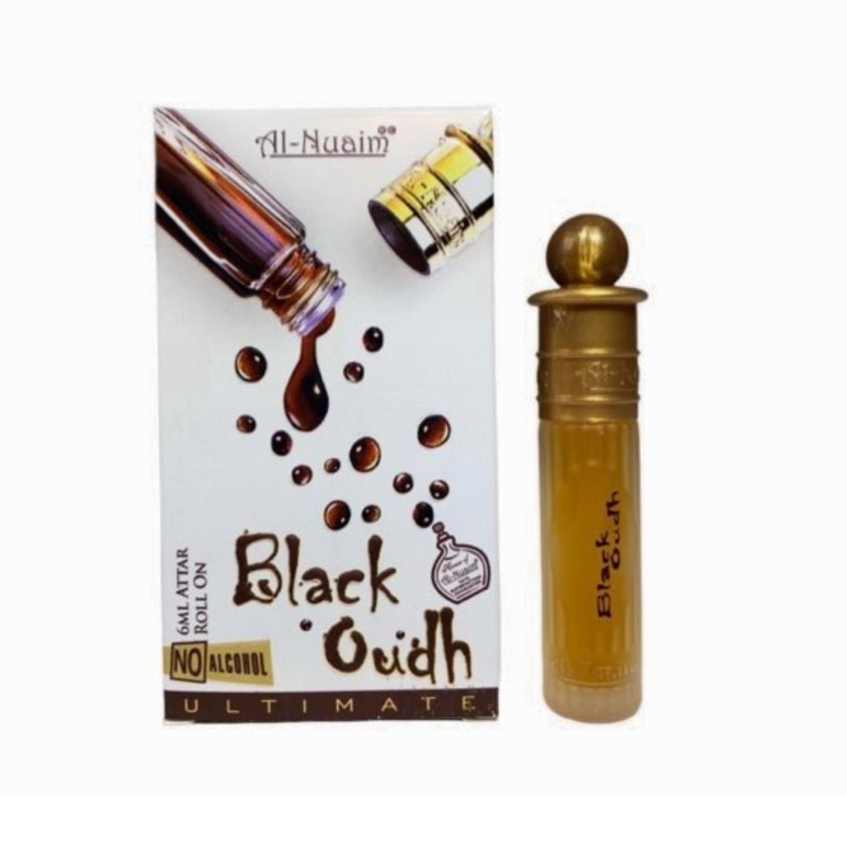 Al-Nuaim Black Oudh Oil Perfume - Rio Perfumes
