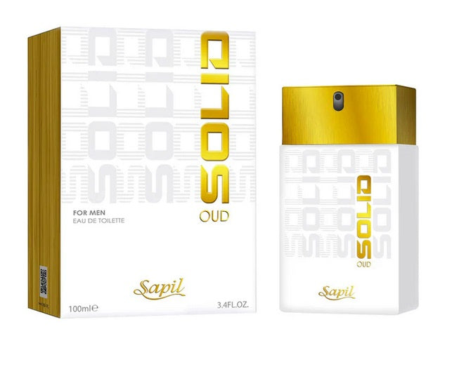 Sapil Solid Oud for Men 100ml Eau De Parfum Rio Perfumes