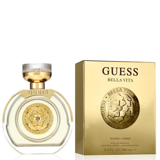 Guess Bella Vita for Women is a Floral Fruity fragrance that comes in a 100ml bottle. It was launched in 2020 and features sour cherry as the top note.