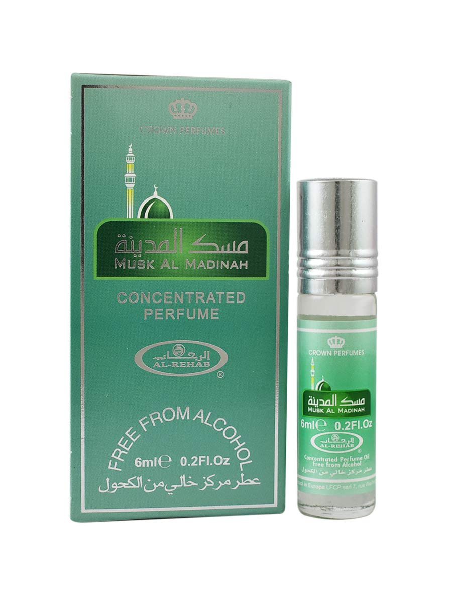 Crown Perfumes Al-Rehab Musk Al Madinah concentrated oil perfume - Rio Perfumes