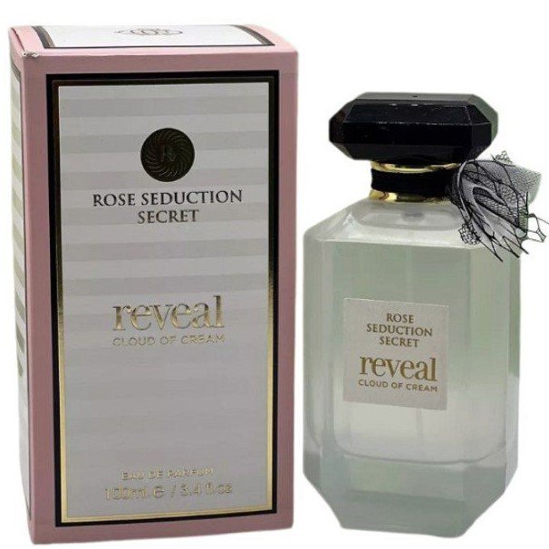 Fragrance World Rose Seduction Secret Reveal Cloud Of Crème 100ml EDP - Rio Perfumes