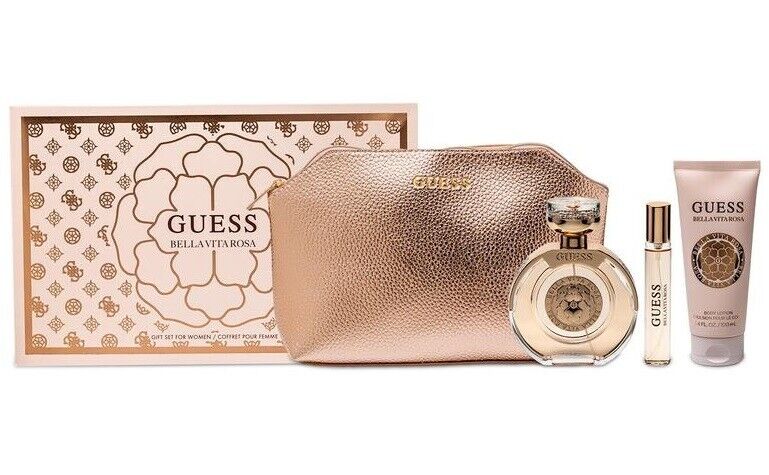 Guess Bella Vita Rosa for Women 100ml EDT Gift Set with Guess bag - Rio Perfumes