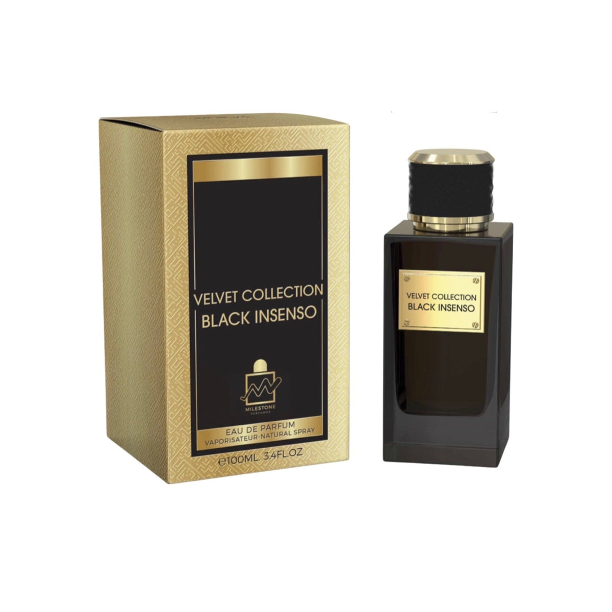 Milestone Velvet collection Black Incenso 100ml EDP - Rio Perfumes