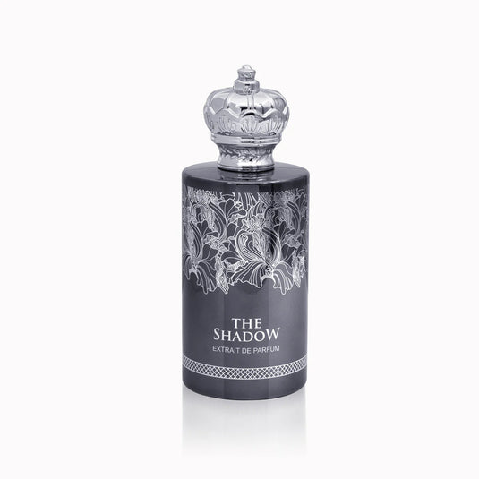 A bottle of the FA Paris The Shadow Extrait De Parfum 60ml Eau De Parfum on a white background.