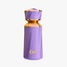 A purple and gold geometric perfume bottle with a gold logo displays Paris Corner Oravea EDP, a 100ml unisex fragrance by Paris Corner, set against a plain white background.