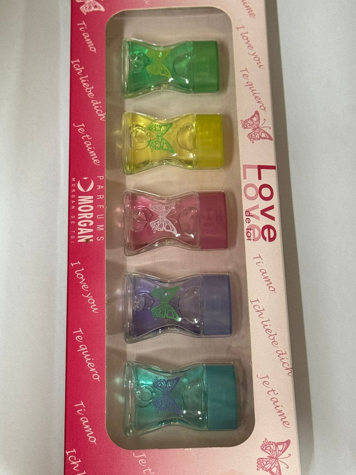 Parfums Morgan De Toi Love 5 piece miniature set - Rio Perfumes