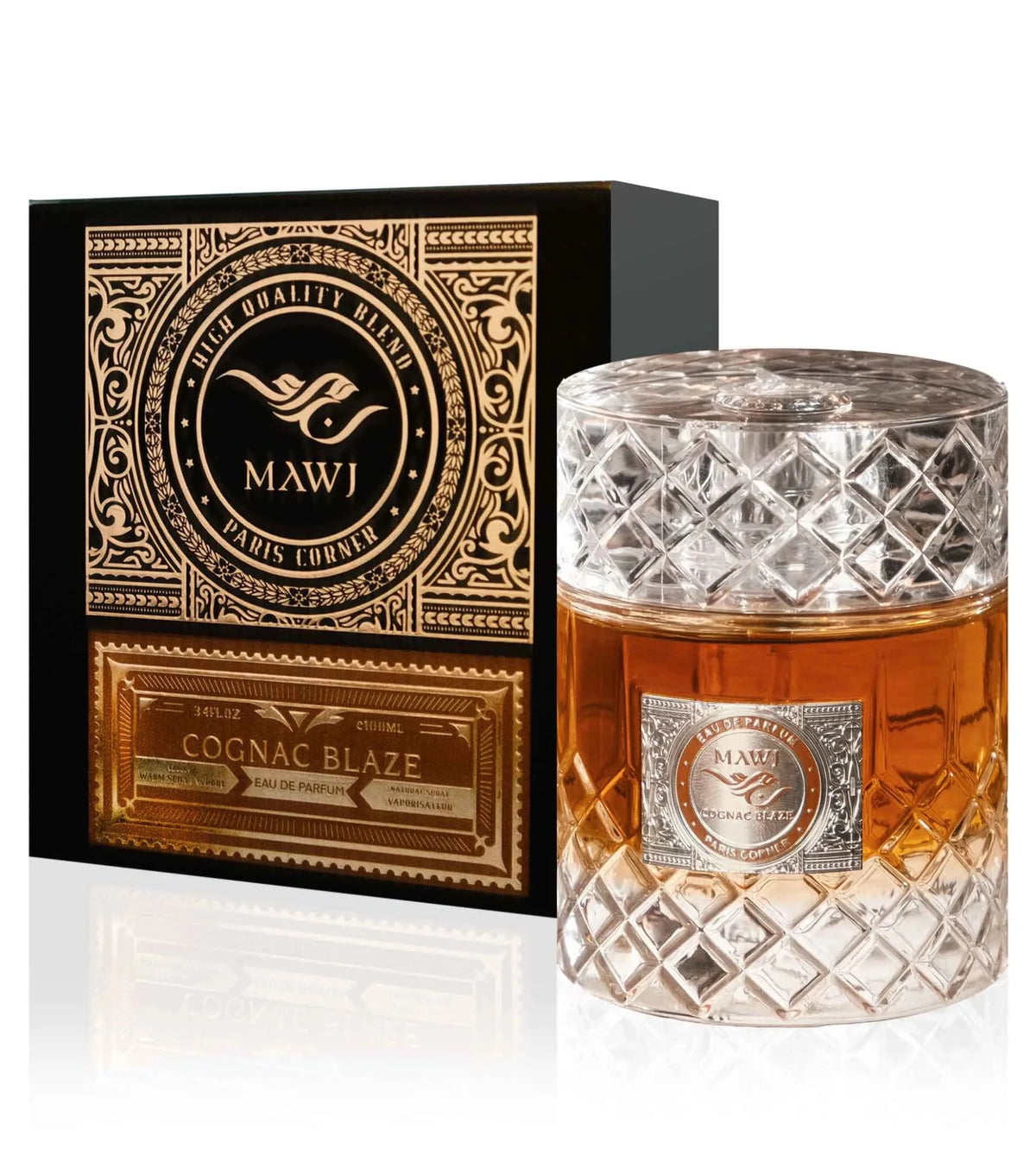 Paris Corner Mawj Cognac Blaze 100ml Eau De Parfum - Rio Perfumes