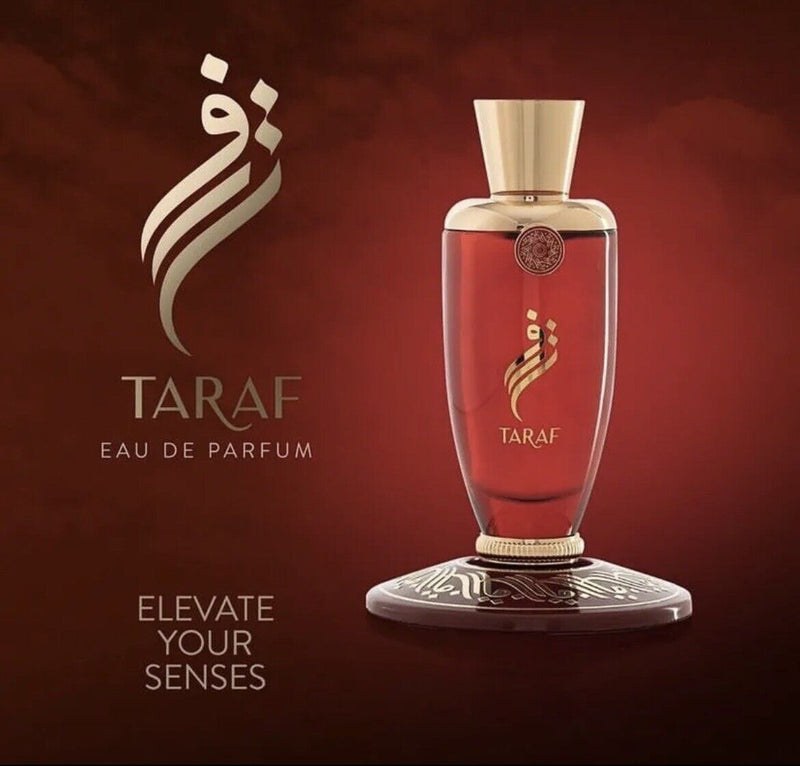 Load image into Gallery viewer, Arabian Oud Taraf 100ml Eau De Parfum - a luxurious fragrance by Rio Perfumes that elevates your senses with the essence of Arabian Oud.
