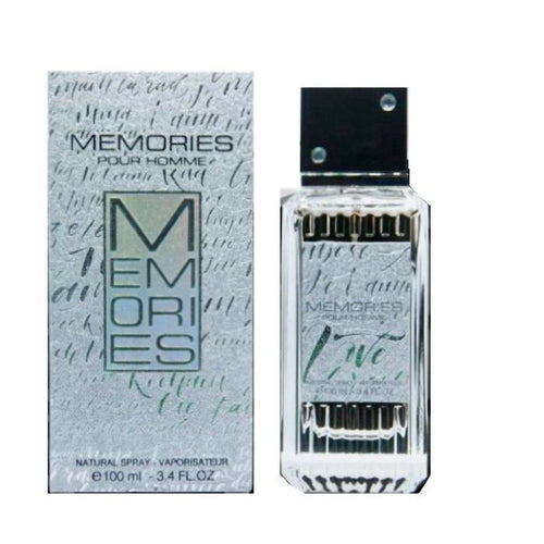 Fragrance World Memories Pour Homme 100ml Eau de Parfum spray for women.