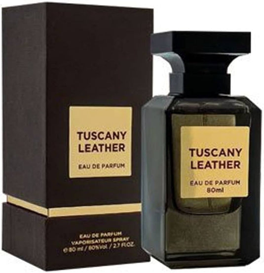 Fragrance World Tuscany Leather 100ml Eau De Parfum for men.