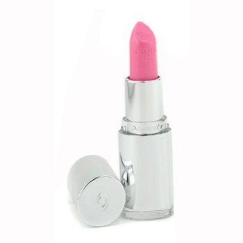 A CLARINS PINK LIPSTICK UNBOXED on a White Background.