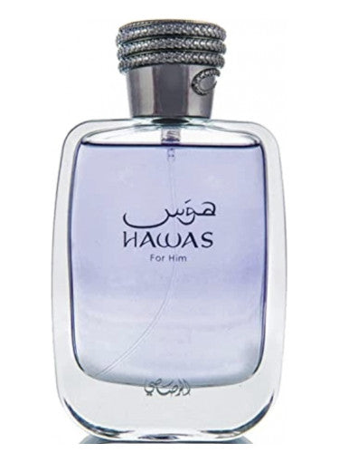 A bottle of Rasasi Hawas For Men 100ml Eau De Parfum (EDP) by Rasasi.