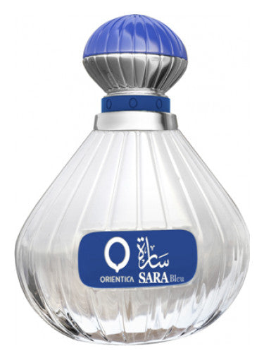 Load image into Gallery viewer, A bottle of Orientica Sara Bleu 100ml Eau de Parfum, a unisex fragrance, on a white background.

