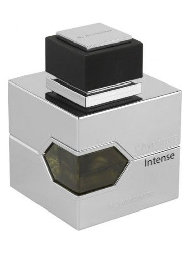 Load image into Gallery viewer, Al Haramain L&#39;Aventure Intense cologne bottle on a white background.
