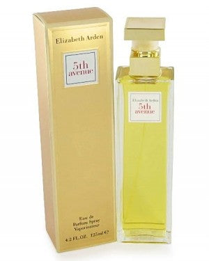 A 125ml EDP bottle of 5th Avenue perfume by Elizabeth Arden, available at Rio Perfumes.