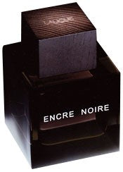 A 50ml bottle of Lalique Encre Noire Pour Homme EDT showcased on a white background at Rio Perfumes.