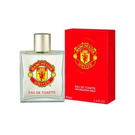 A 100ml EDT bottle of Manchester United Fragrance by Rio Perfumes.