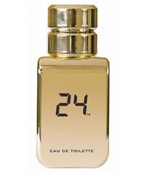 A bottle of Rio Perfumes ScentStory 24 Gold 100ml Eau de Toilette on a white background.