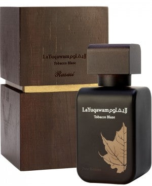 A 75ml EDP perfume by Rasasi LaYuqawam in a wooden box.