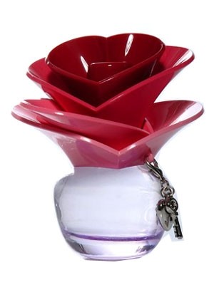 A 100ml Justin Bieber Someday EDP fragrance in a glass vase, available at Rio Perfumes.