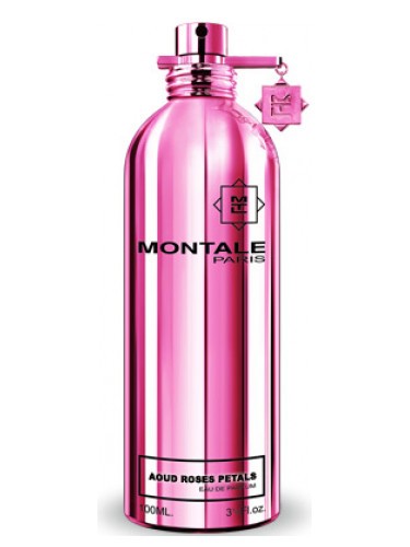 A bottle of Montale Paris Aoud Rose Petals 100ml Eau De Parfum available at Rio Perfumes.