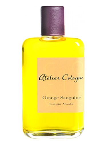 A bottle of Atelier Cologne Orange Sanguine 200ml Cologne Absolue by Atelier Cologne on a white background.