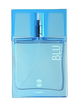 Load image into Gallery viewer, A bottle of Ajmal Blu Femme 50ml cologne on a white background, available at Rio Perfumes.
