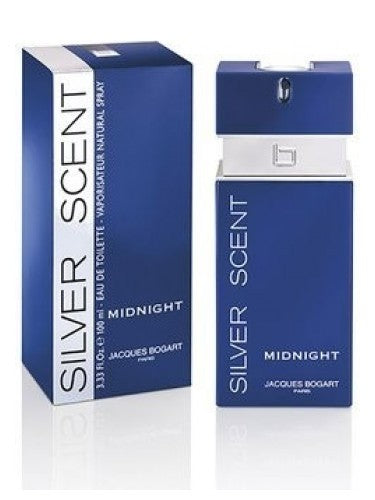 Jacques Bogart Silver Scent Midnight Eau De Toilette, 100ml fragrance for men.