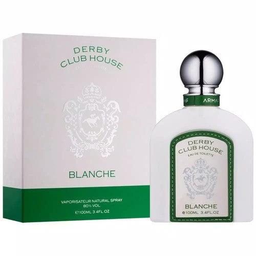 Experience the captivating scent of Armaf Derby Club House Blanche with this exquisite 100 ml eau de toilette. Designed for men, this fragrance from Armaf combines sophistication and allure to create a truly unforgettable experience.